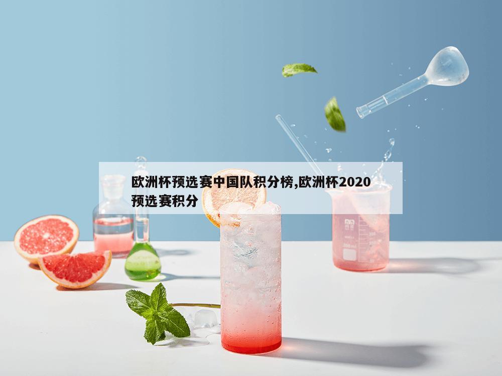 欧洲杯预选赛中国队积分榜,欧洲杯2020预选赛积分